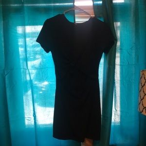LBD with belly cut out